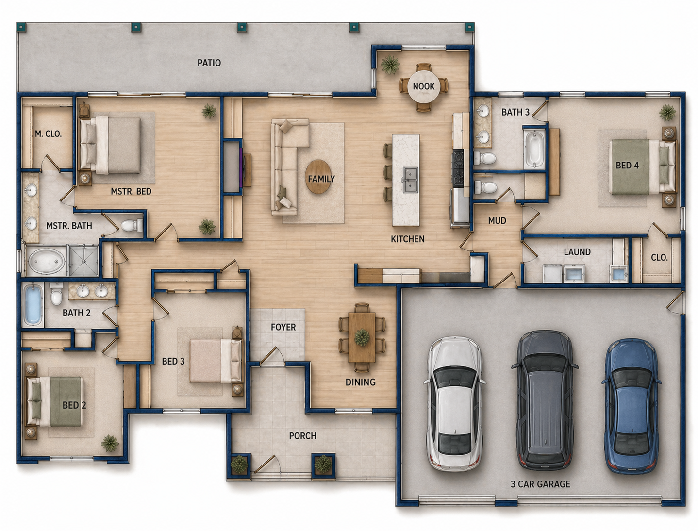 Larch floor plan